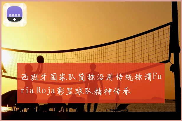 西班牙国家队简称沿用传统称谓Furia Roja彰显球队精神传承